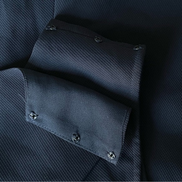 Club Monaco Lyndsey Navy Open Back Romper with Snaps - 35681 - Picture 8 of 12